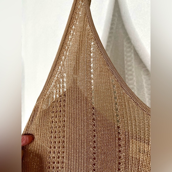 L'AGENCE Beige Knit Tank Top - Picture 7 of 13
